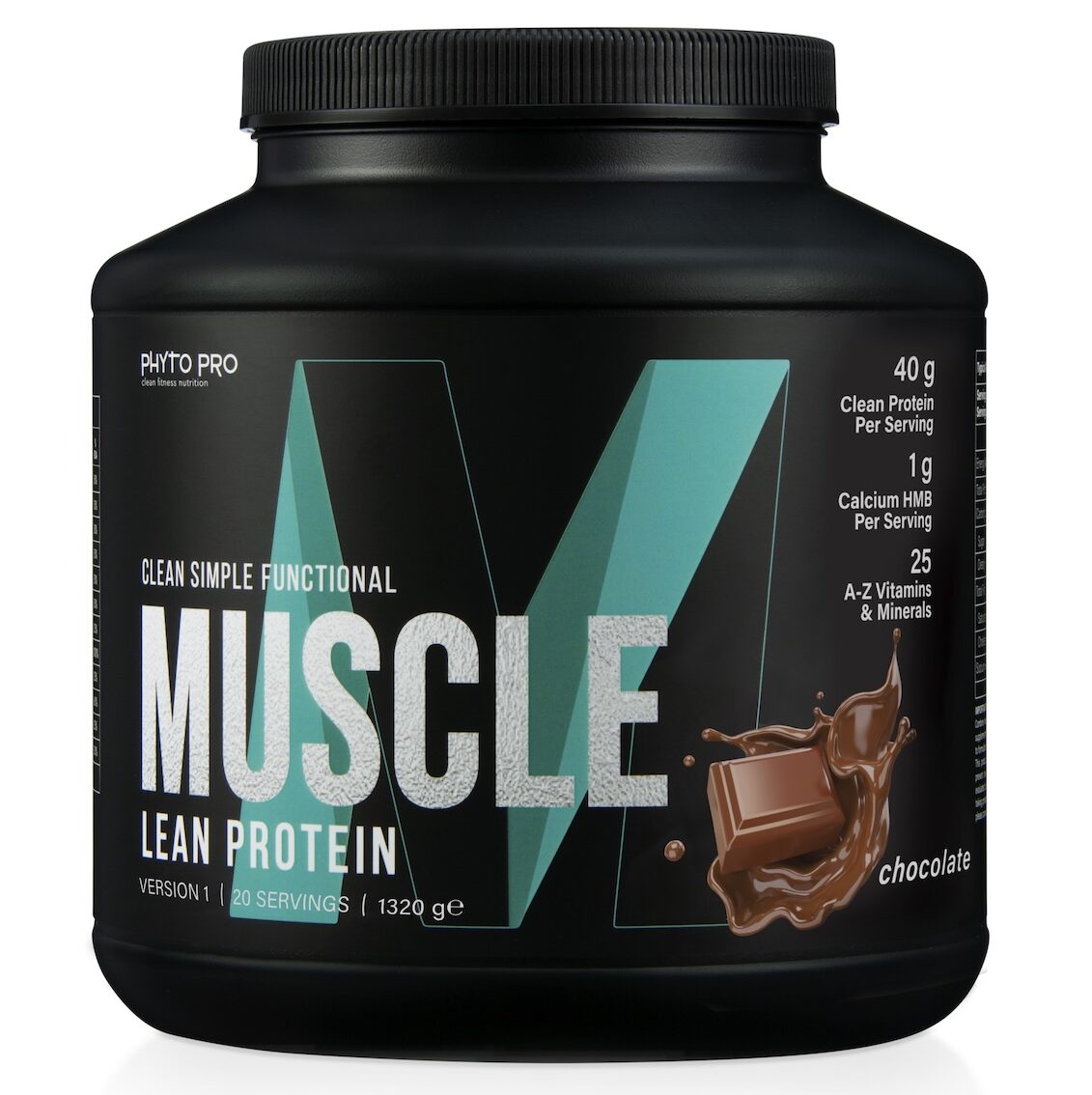 PF1221 Phyto Pro MUSCLE Lean Protein Chocolate 1320g
